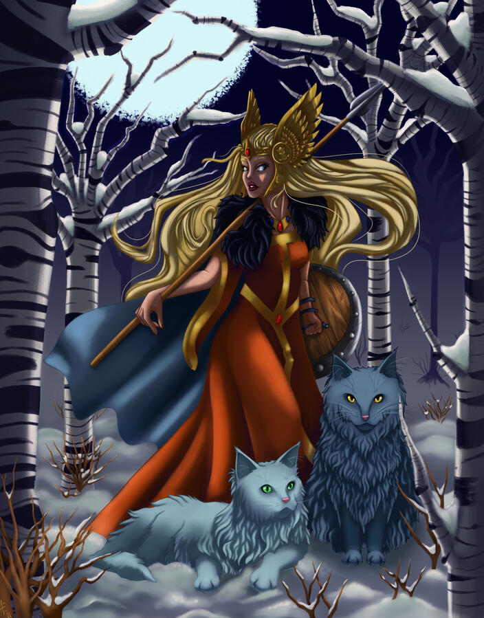 Freya, Queen of the Valkyries